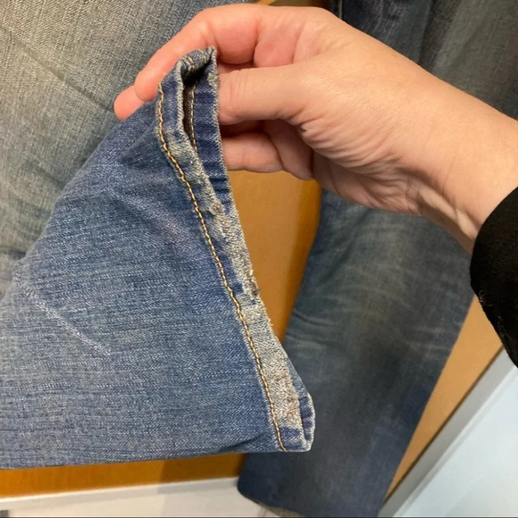 DIESEL INDUSTRY Sz 31 Viker Button Fly Distressed  Mid Rise Straight Leg - Picture 7 of 14